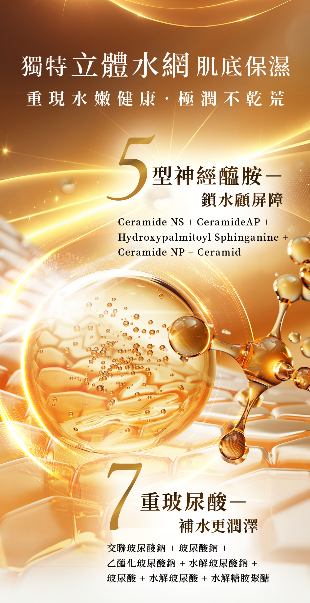 採用革命性超導冰凝膜材質。360度緊密貼合臉部輪廓不滴液，讓珍貴的外泌體精華完美滲透，享受專櫃級居家保養