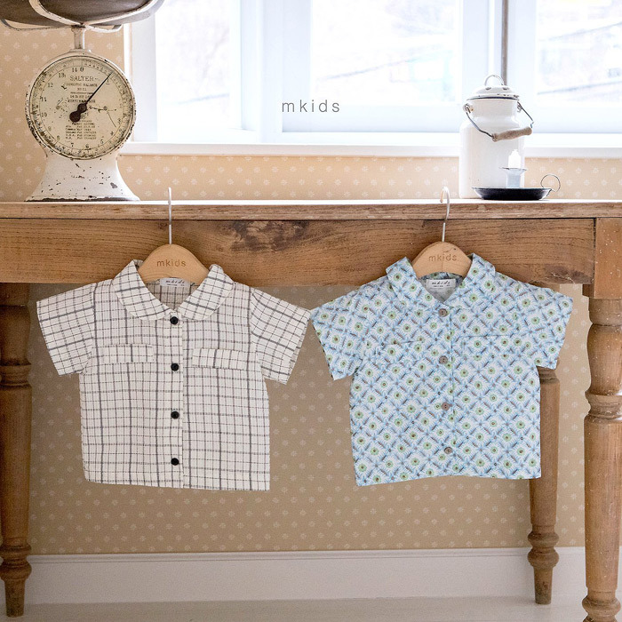 正韓夏mkids 兩色正式度假polo領上衣