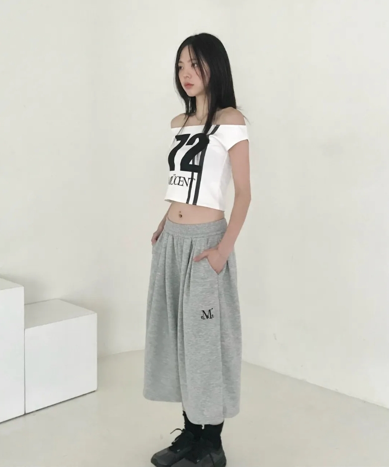 （現貨）韓牌 MUCENT MARS SIDE 小標 7分褲 棉褲 P00000ZK