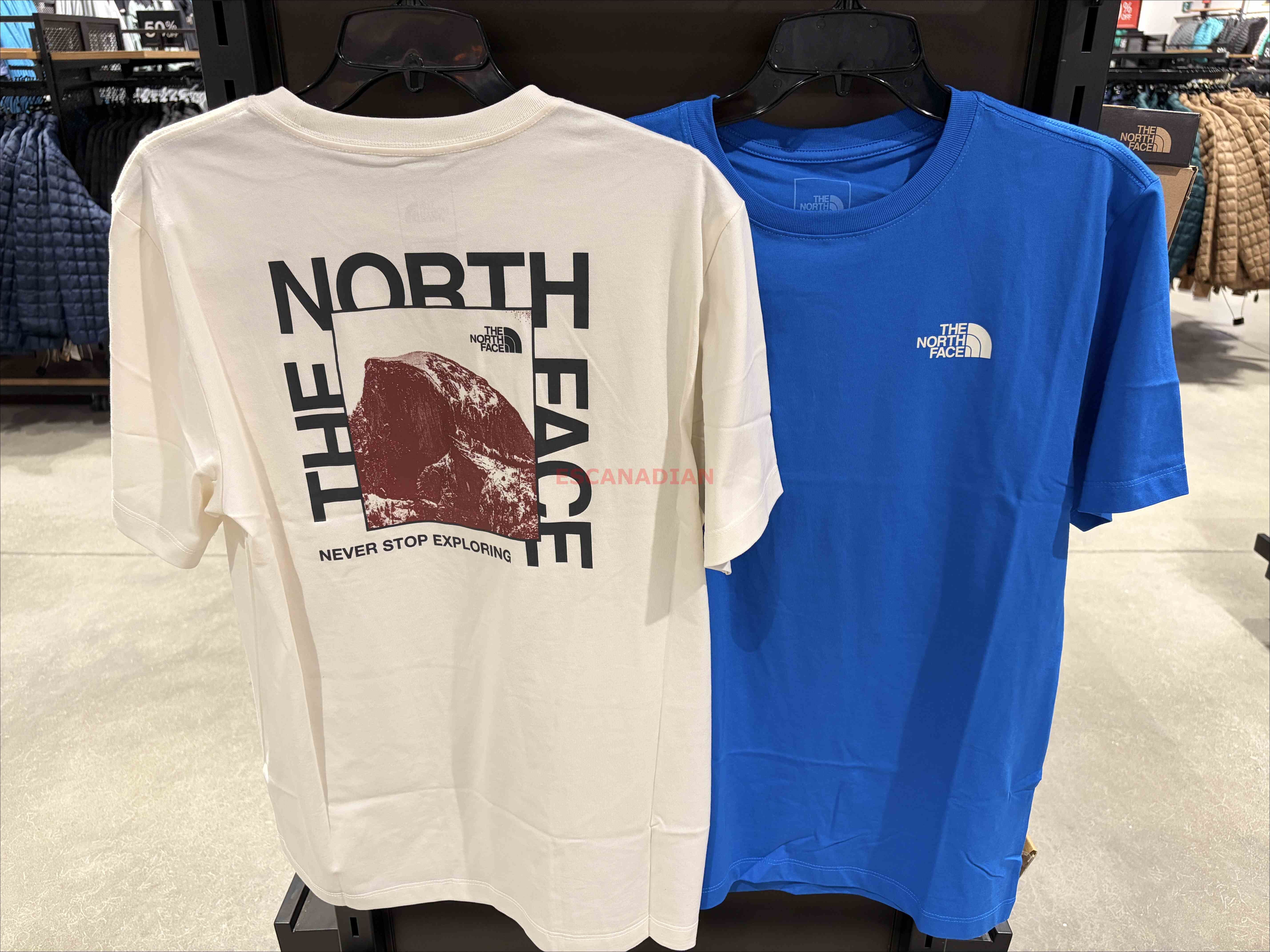 THE NORTH FACE 男大人 造型圖案標語 正反圖案 短TEE (2色)