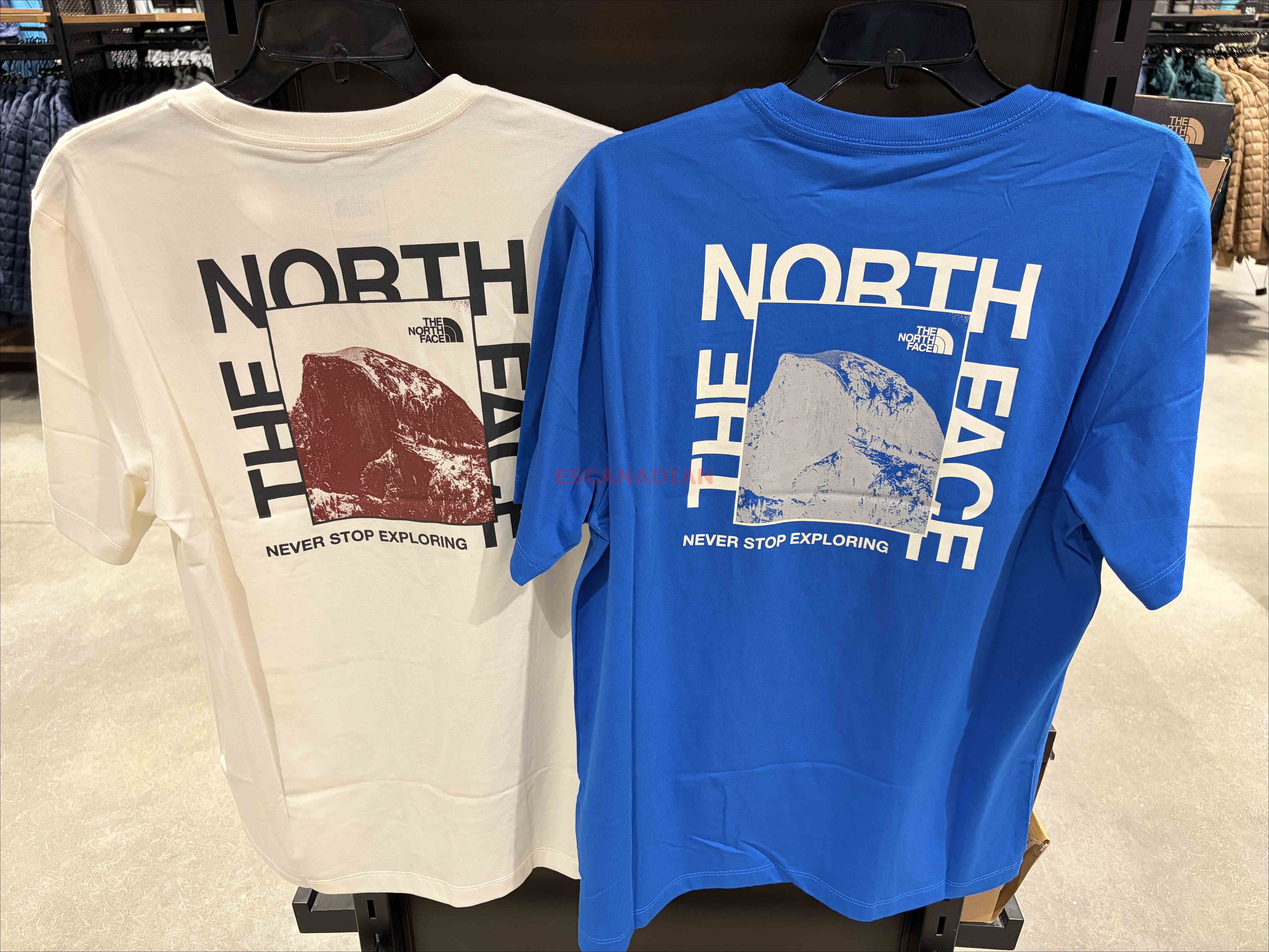 THE NORTH FACE 男大人 造型圖案標語 正反圖案 短TEE (2色)