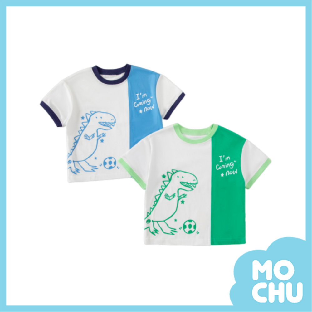 暴龍踢足球短袖上衣(二色)