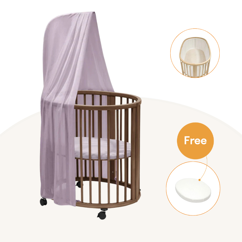 Stokke® Sleepi™ V3橢圓形迷你嬰兒床 5件套 (遮光罩組合)
