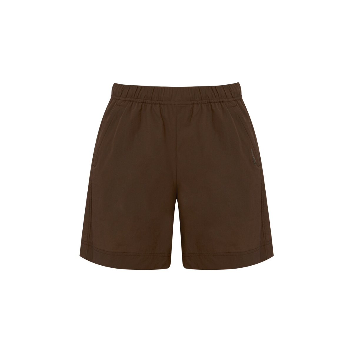 【EIDER】女Momentum輕量透氣短褲/26EDWM26308-[可可棕、經典黑]