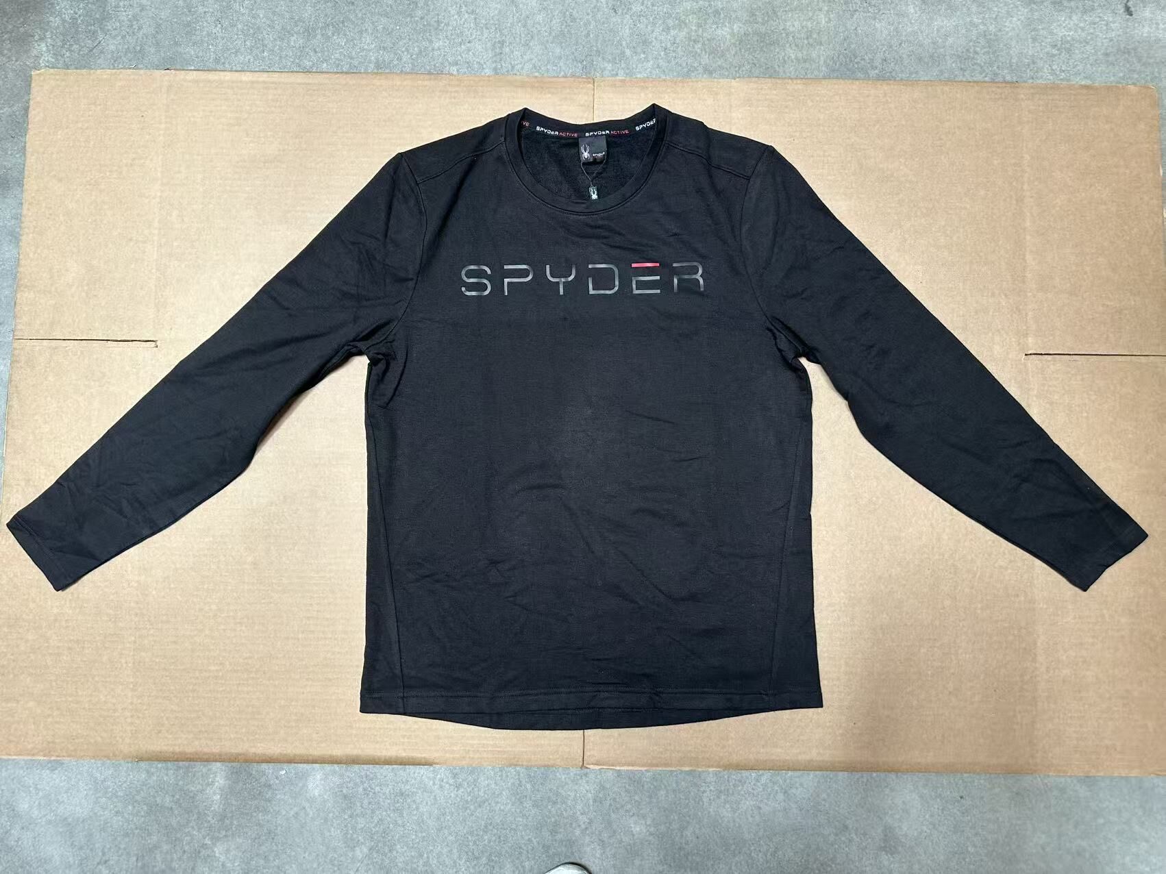 【預購】H040961 Spyder Active 立體 Logo 長袖保暖男裝運動衫