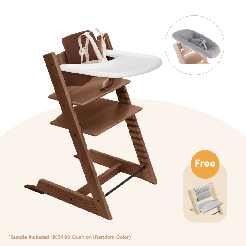 Stokke® Tripp Trapp® 初生嬰兒5件套 (橡木系列，適合0-36個月)