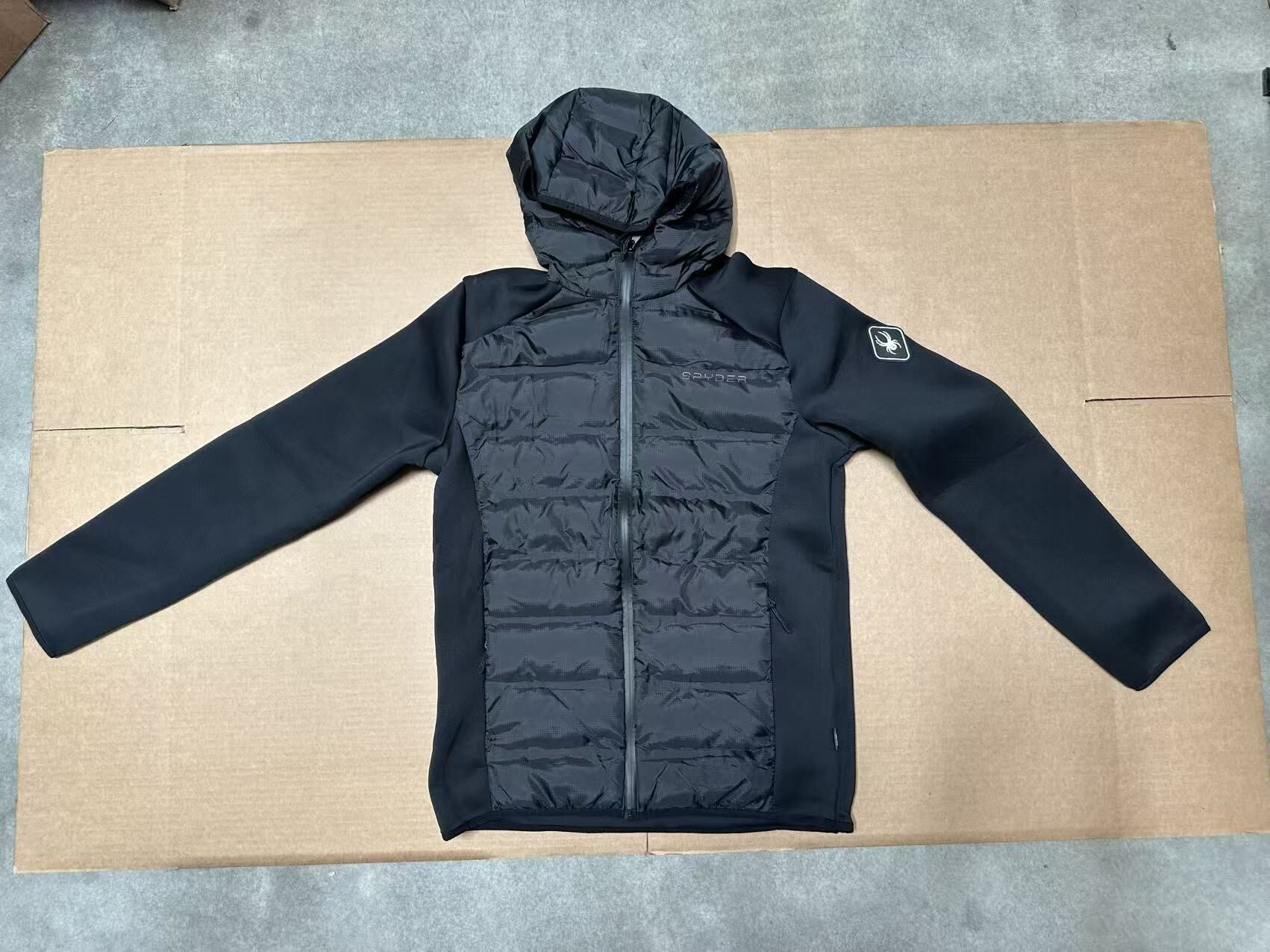 【預購】H040962 Spyder 羽絨混合軟殼機能連帽外套