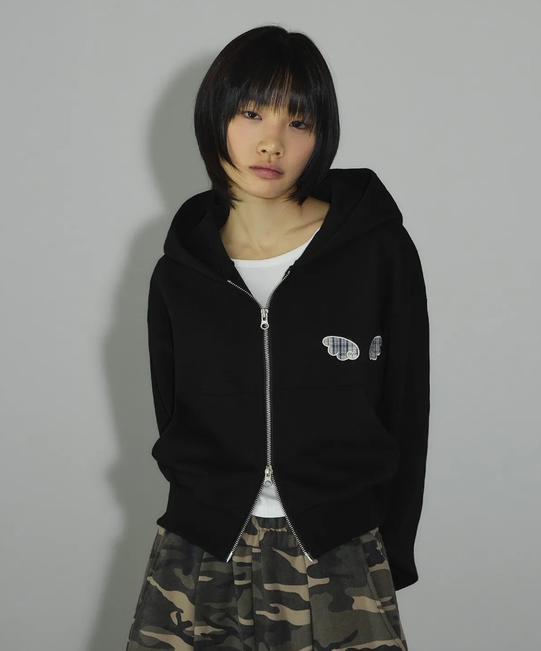 （預購）韓牌 韓國小眾品牌 SLEEKGLOW 刺繡 翅膀設計 棉外套 SGBF11HZ001