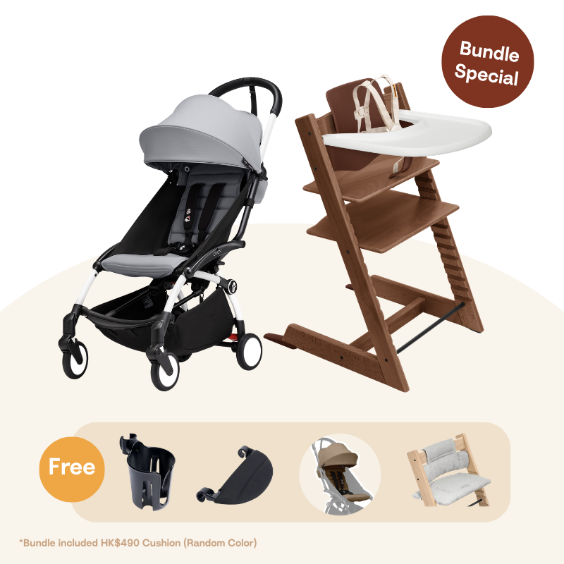 Stokke® Tripp Trapp＆YOYO³ 成長組 (橡木系列，適合6-36個月)