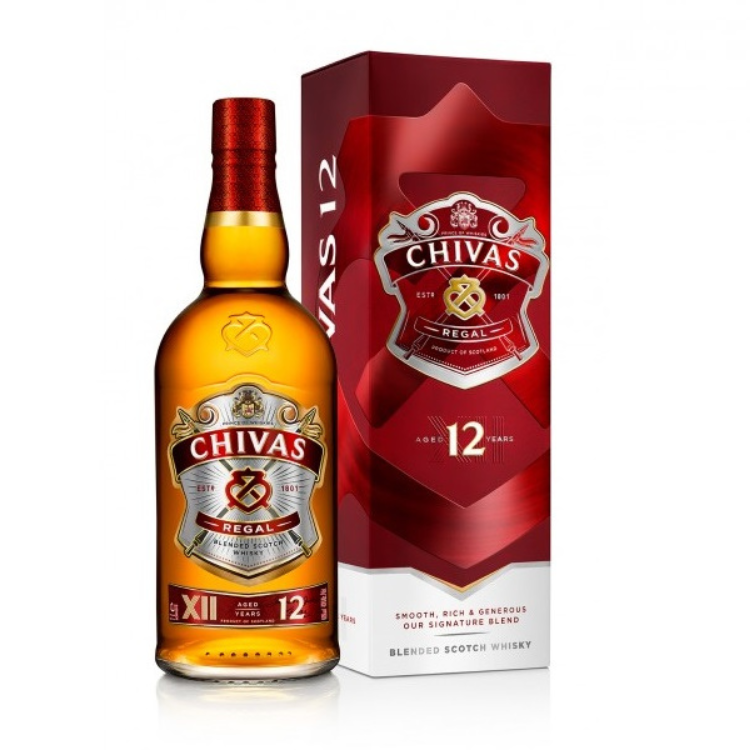 Chivas Regal 12 Years Old Blended Scotch Whisky 700ml 芝華士12年調和蘇格蘭威士忌 (禮盒)