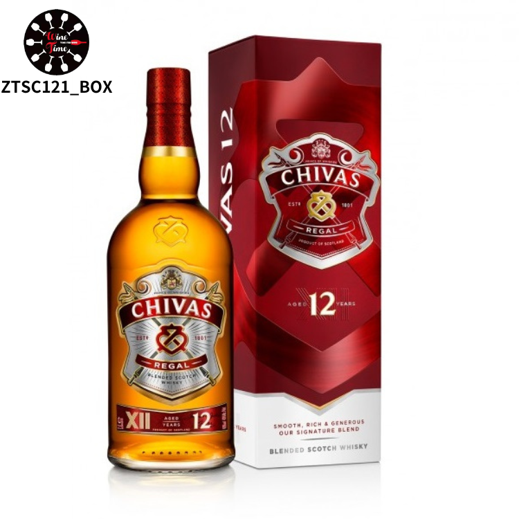 Chivas Regal 12 Years Old Blended Scotch Whisky 700ml 芝華士12年調和蘇格蘭威士忌 (禮盒)