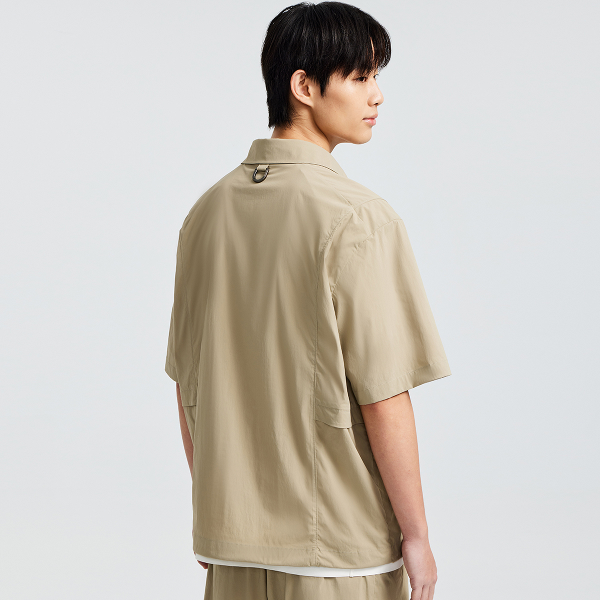 男裝半拉鏈短袖 POLO 裇