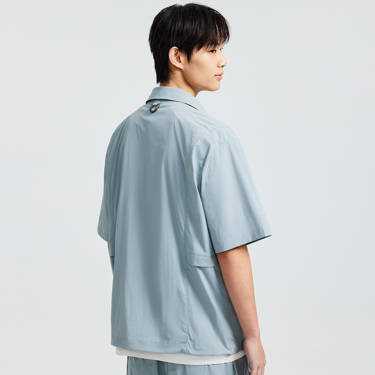 男裝半拉鏈短袖 POLO 裇