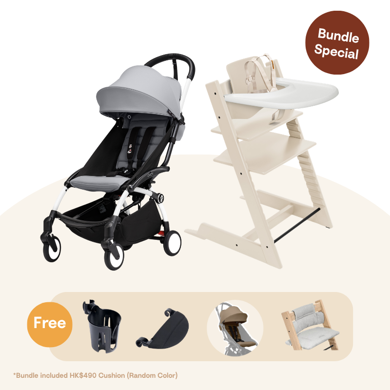 Stokke® Tripp Trapp＆YOYO³ 成長組 (山毛櫸木系列，適合6-36個月)