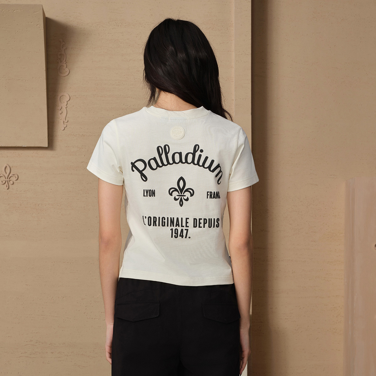 女裝 HERITAGE PALLADIUM LOGO 全棉T裇