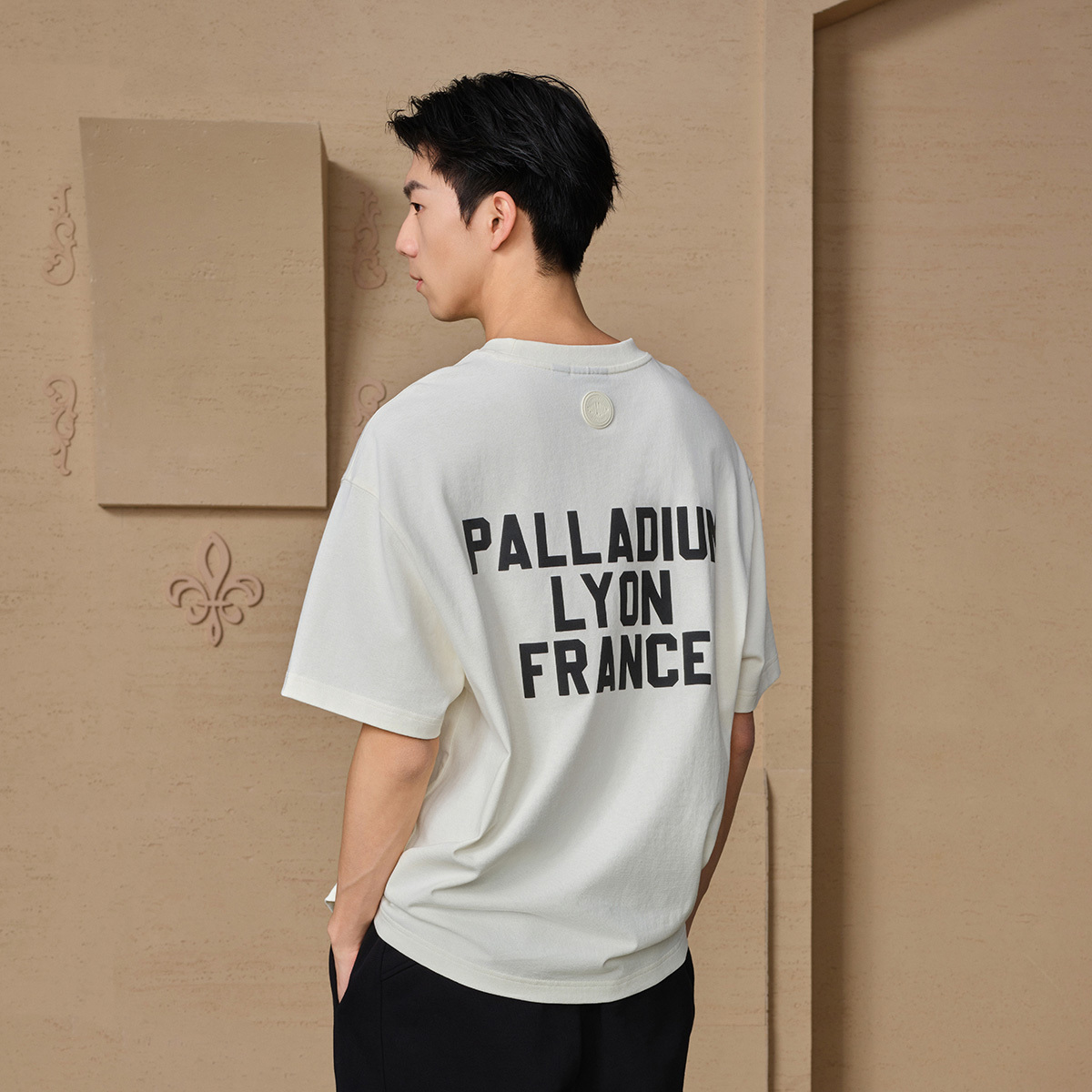 男裝復古 PALLADIUM LOGO 寬鬆T裇