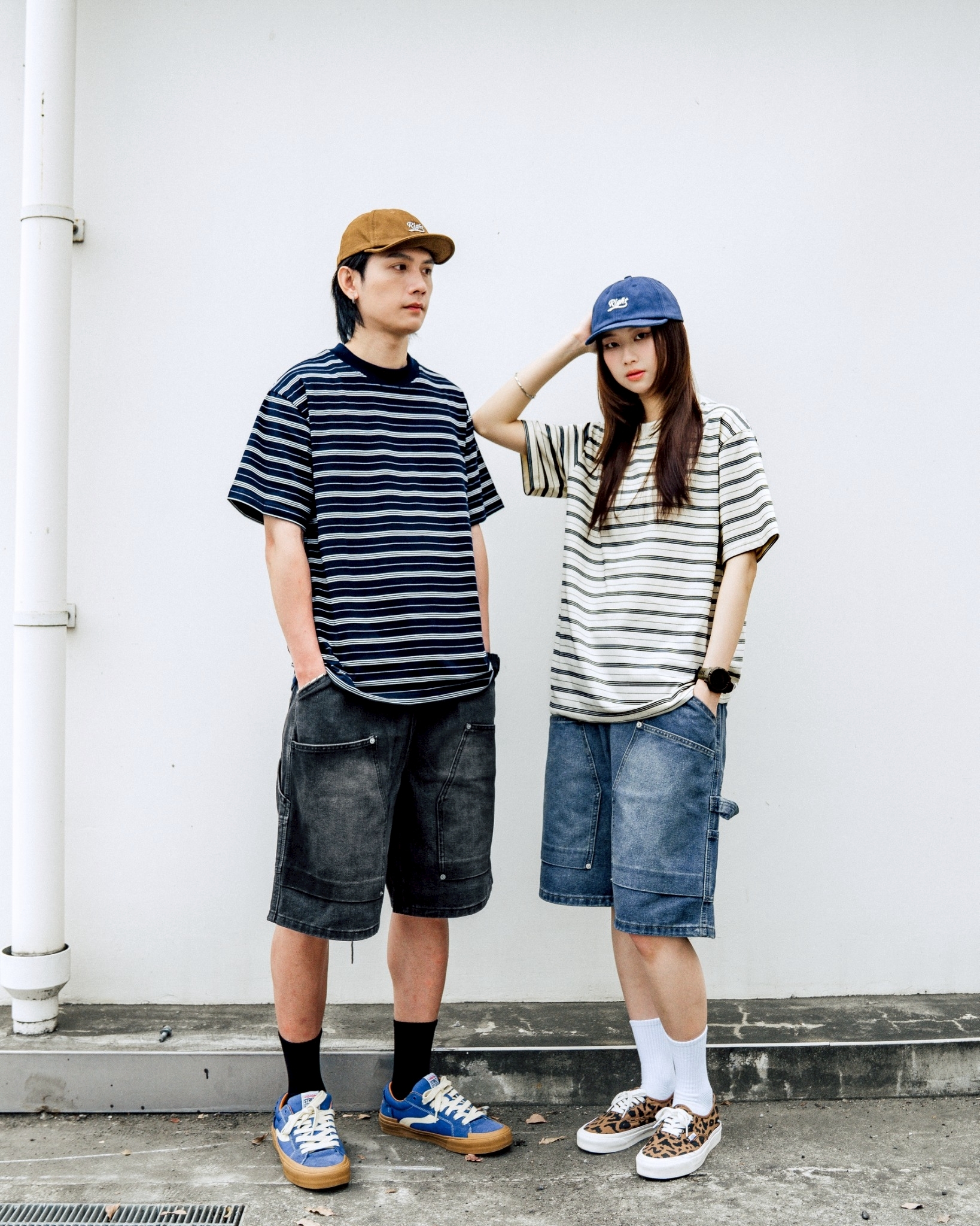 #預購 SBG 簡約日常條紋短T 兩色 V0014