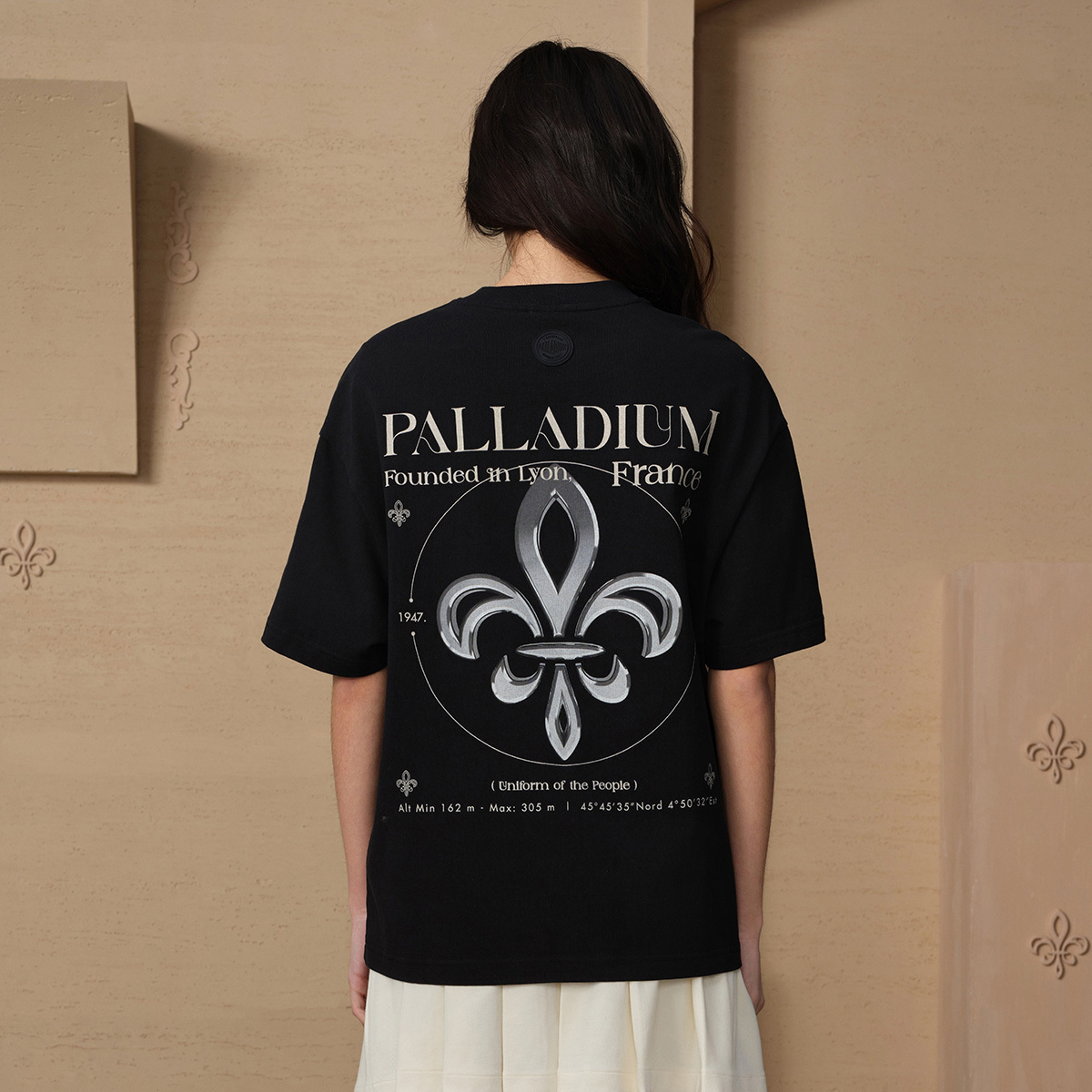 男裝 PALLADIUM LOGO 寬鬆全棉T裇