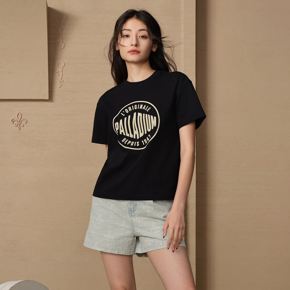 女裝 PALLADIUM LOGO 全棉T裇