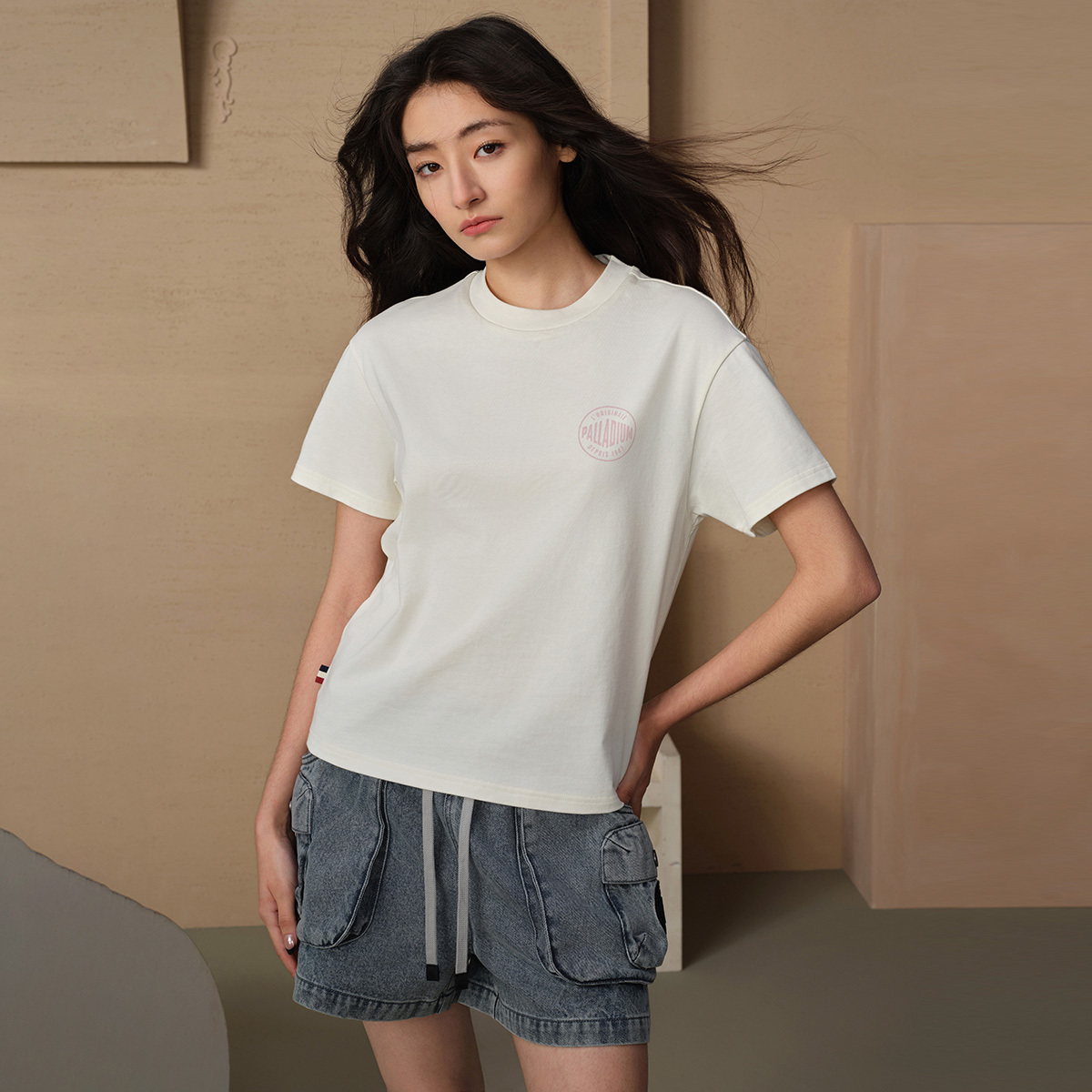 女裝 PALLADIUM LOGO 全棉T裇