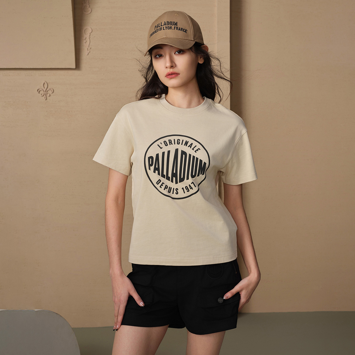 女裝 PALLADIUM LOGO 全棉T裇