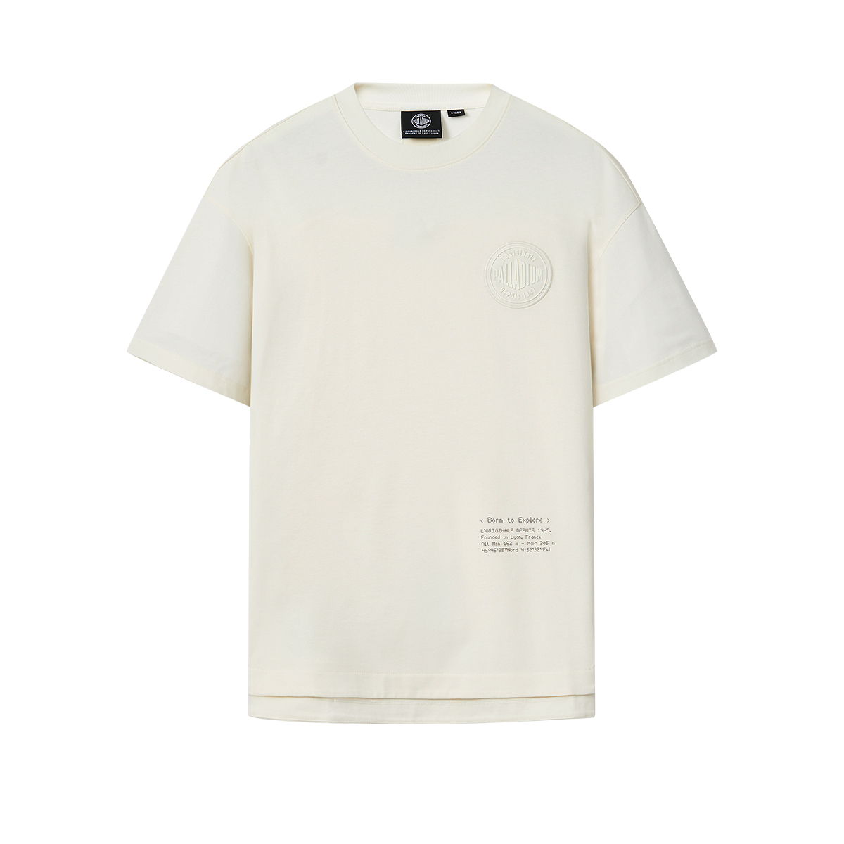 男裝 PALLADIUM LOGO 寬鬆落肩全棉T裇
