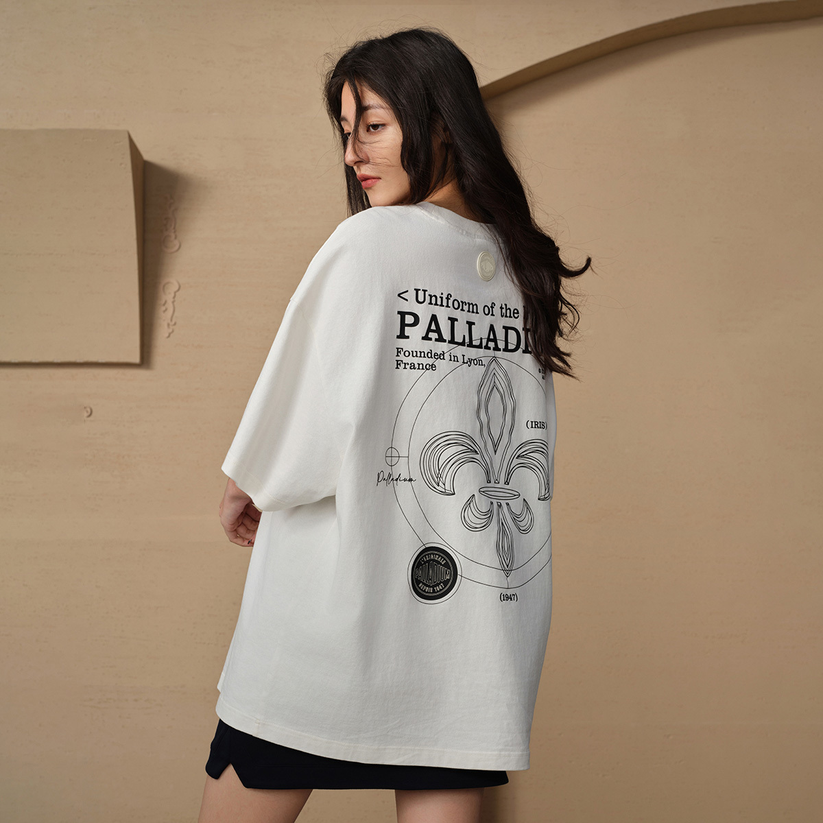 男裝 PALLADIUM LOGO 寬鬆全棉T裇