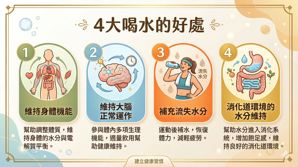 4大喝水的好處