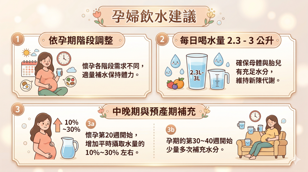 孕婦飲水建議