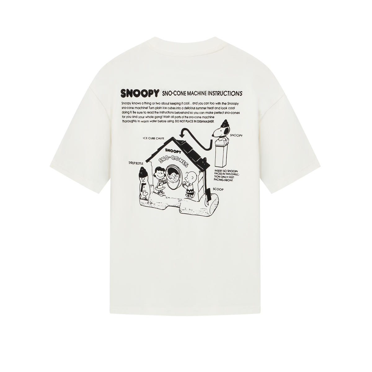 PALLADIUM x SNOOPY 印花圖案寬鬆全棉短袖T裇