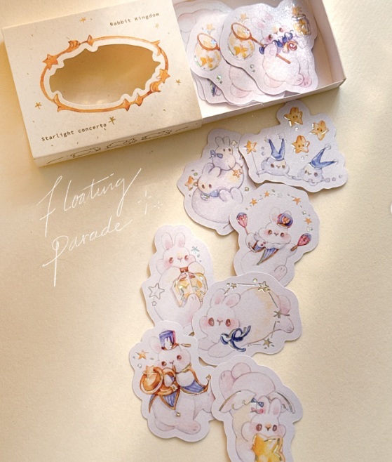 Pei+Pei．星光協奏曲 小兔盒貼紙