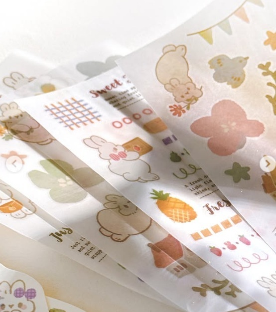 Pei+Pei．春日花箋/水果樂園 轉印貼紙