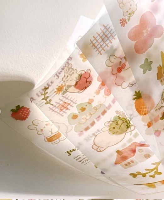 Pei+Pei．春日花箋/水果樂園 轉印貼紙