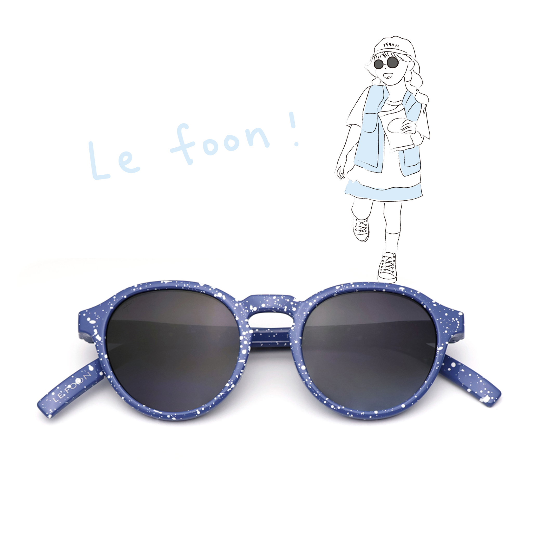 splash ink art _ family 小孩款  坦桑尼亞藍