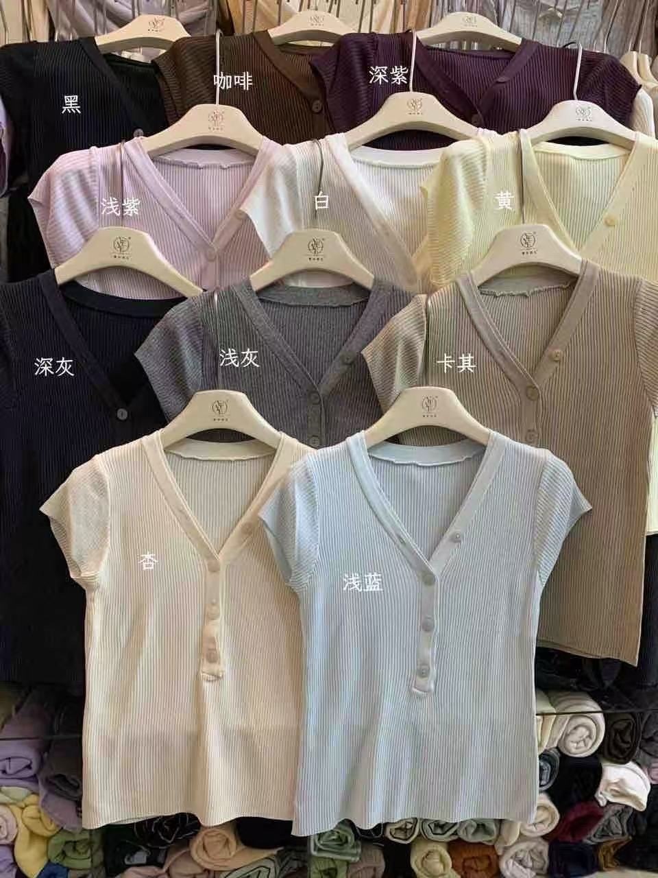 998 V領排釦修身上衣