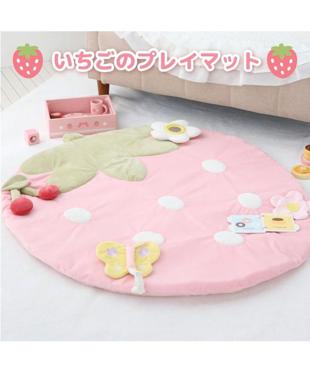 Mother Garden 嬰兒草莓遊戲墊（適用2個月以上) 可手洗
