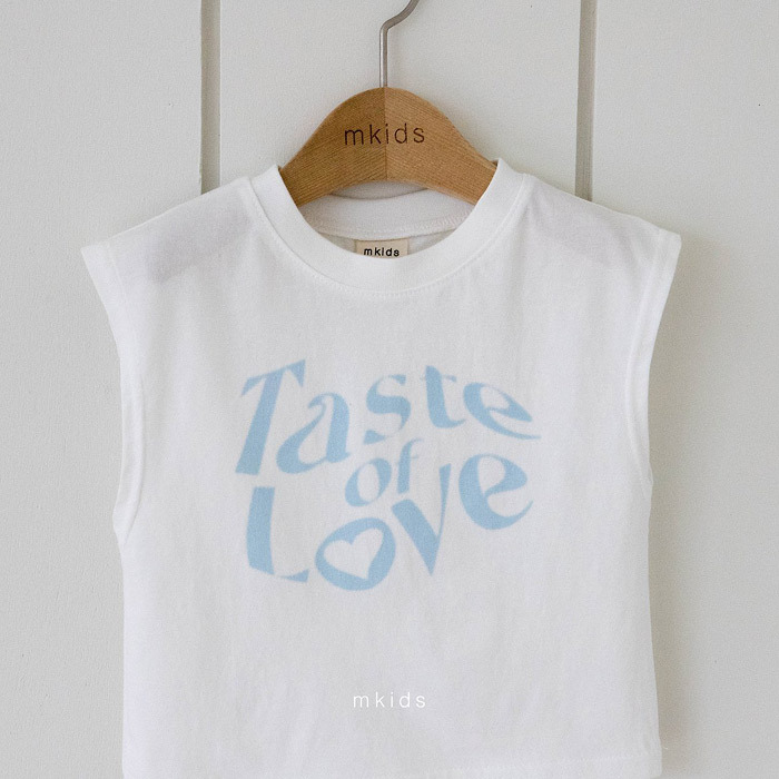 正韓夏mkids 兩色taste love上衣