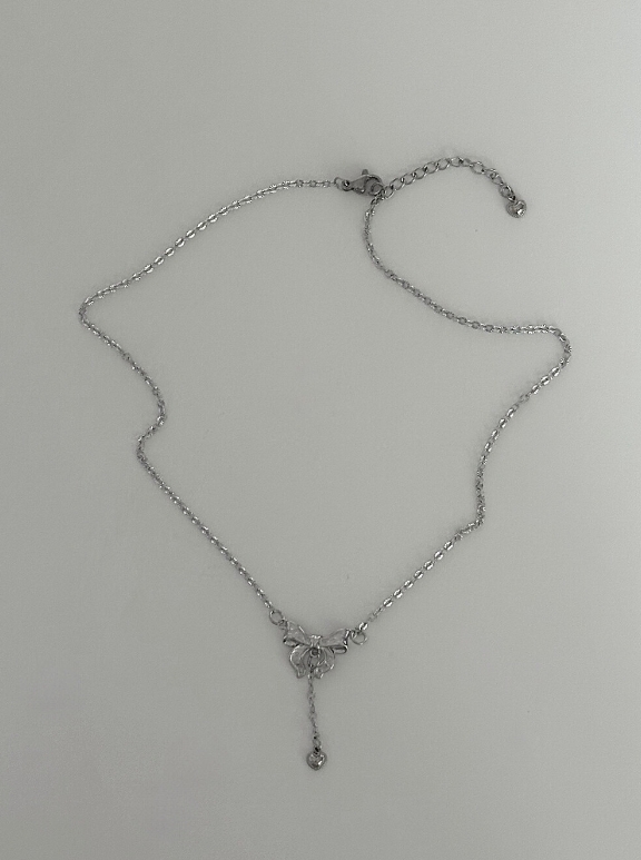 （現貨）韓牌 OFUSE lace ribbon necklace 項鍊 OFUSE06