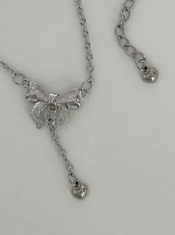 （現貨）韓牌 OFUSE lace ribbon necklace 項鍊 OFUSE06