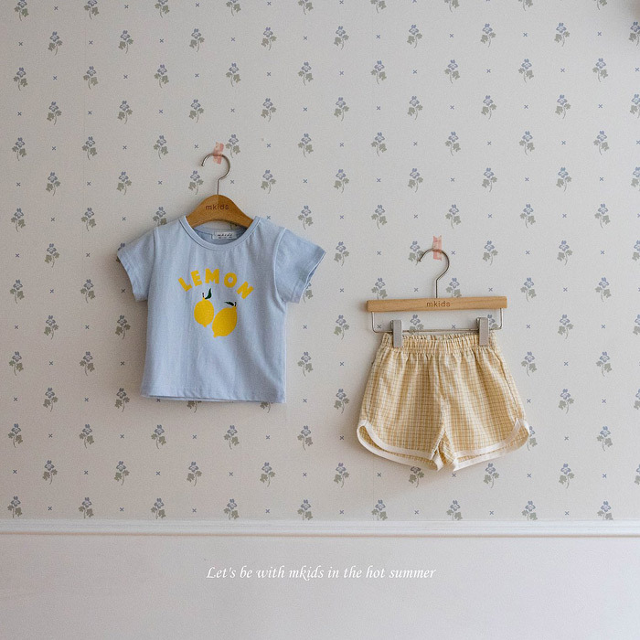 正韓夏mkids 三色水果上衣