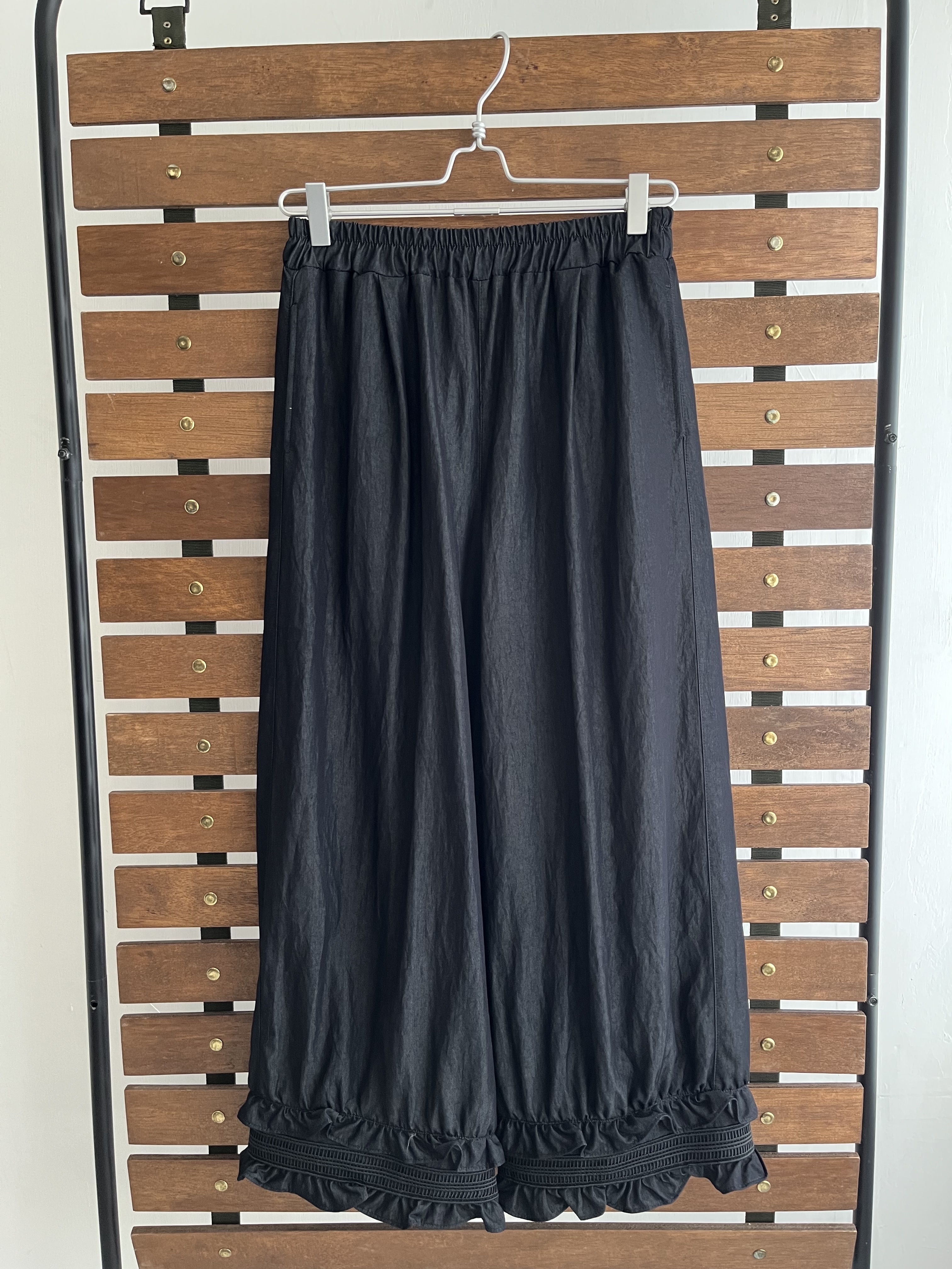 Seriously黑色全橡筋褲