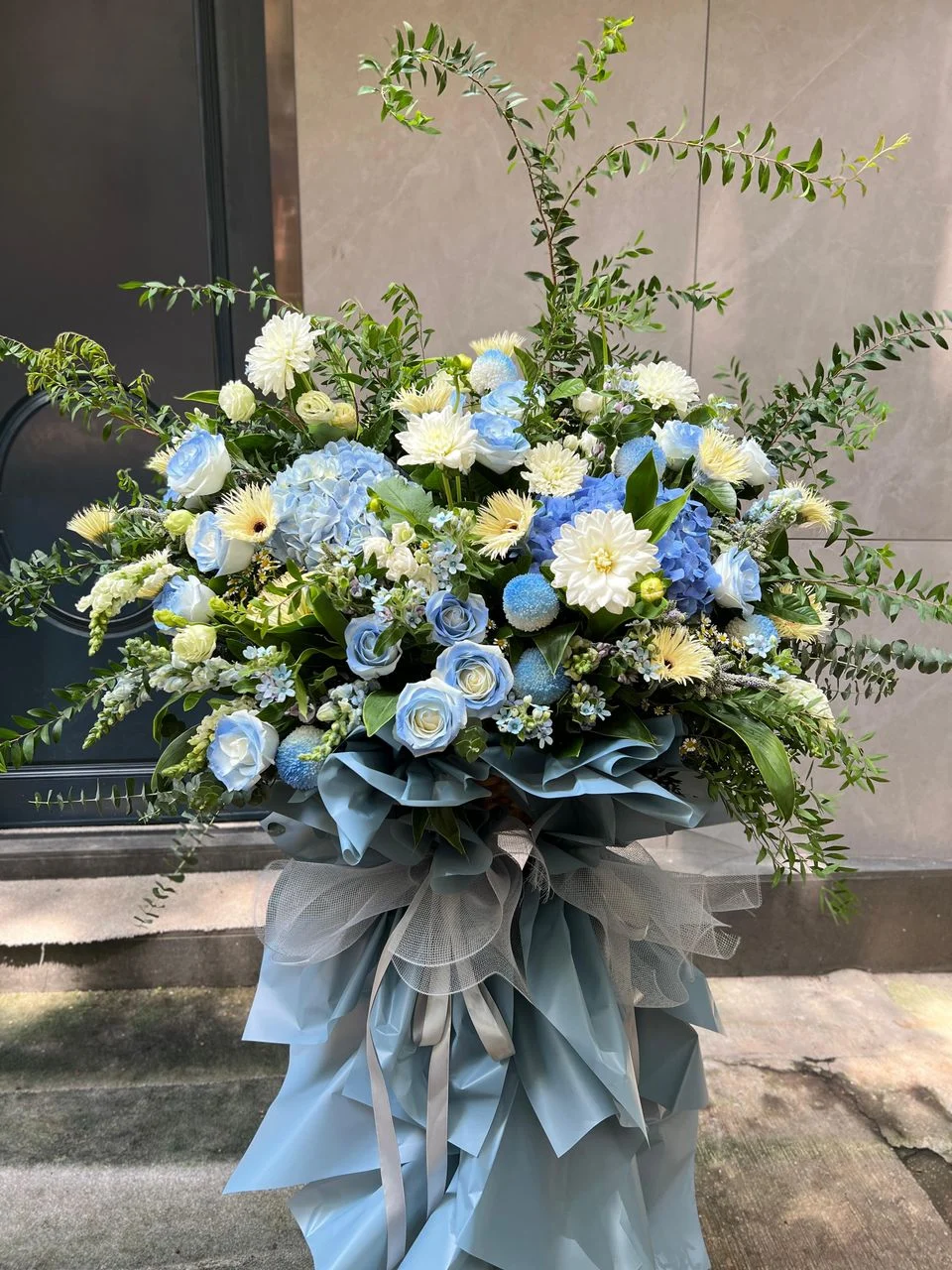 W - 恭賀花籃/韓式花籃-恭賀OPE_15023