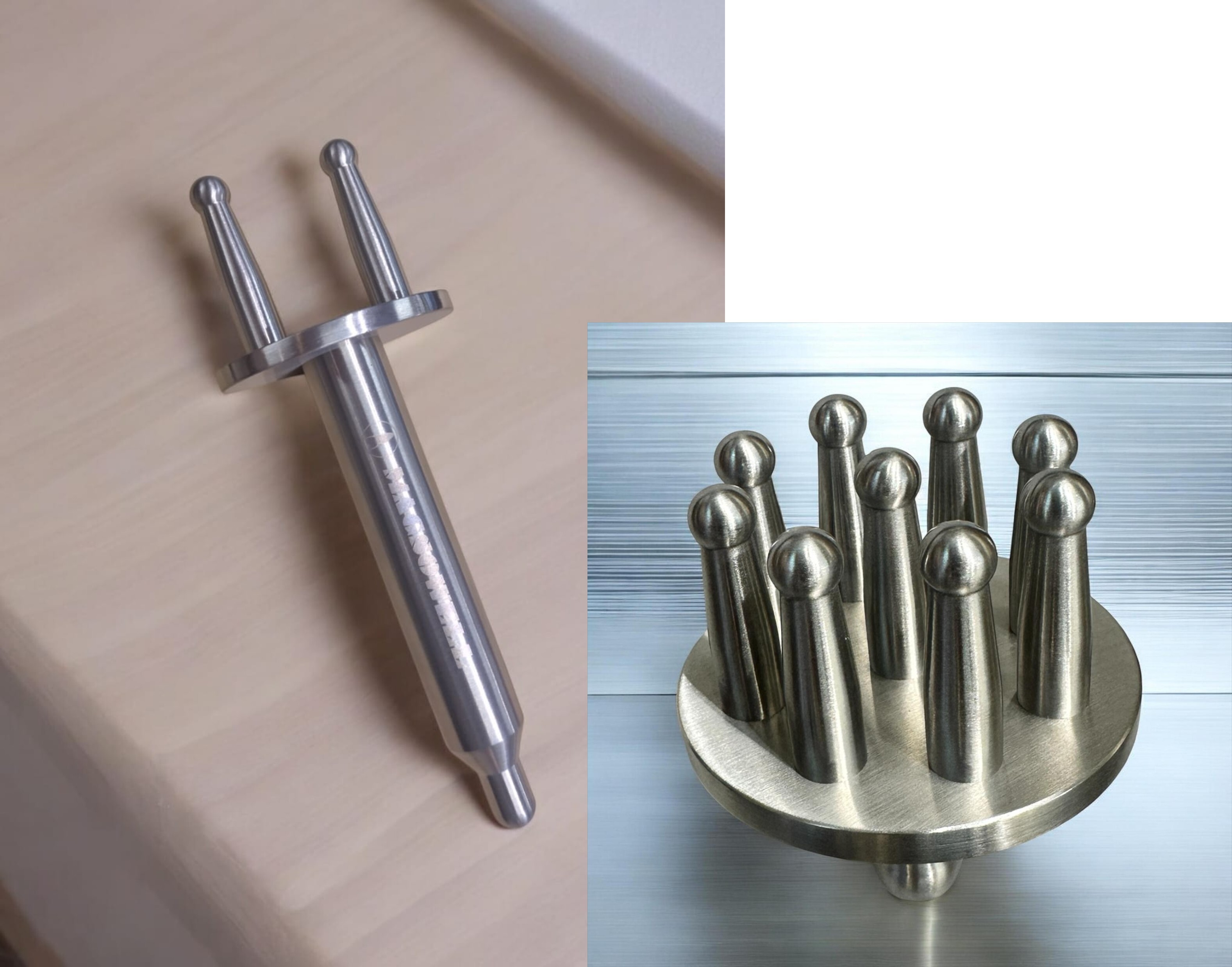 A33 磁穴經絡按摩棒至尊套裝: 9叉經絡按摩刷+2叉經絡棒