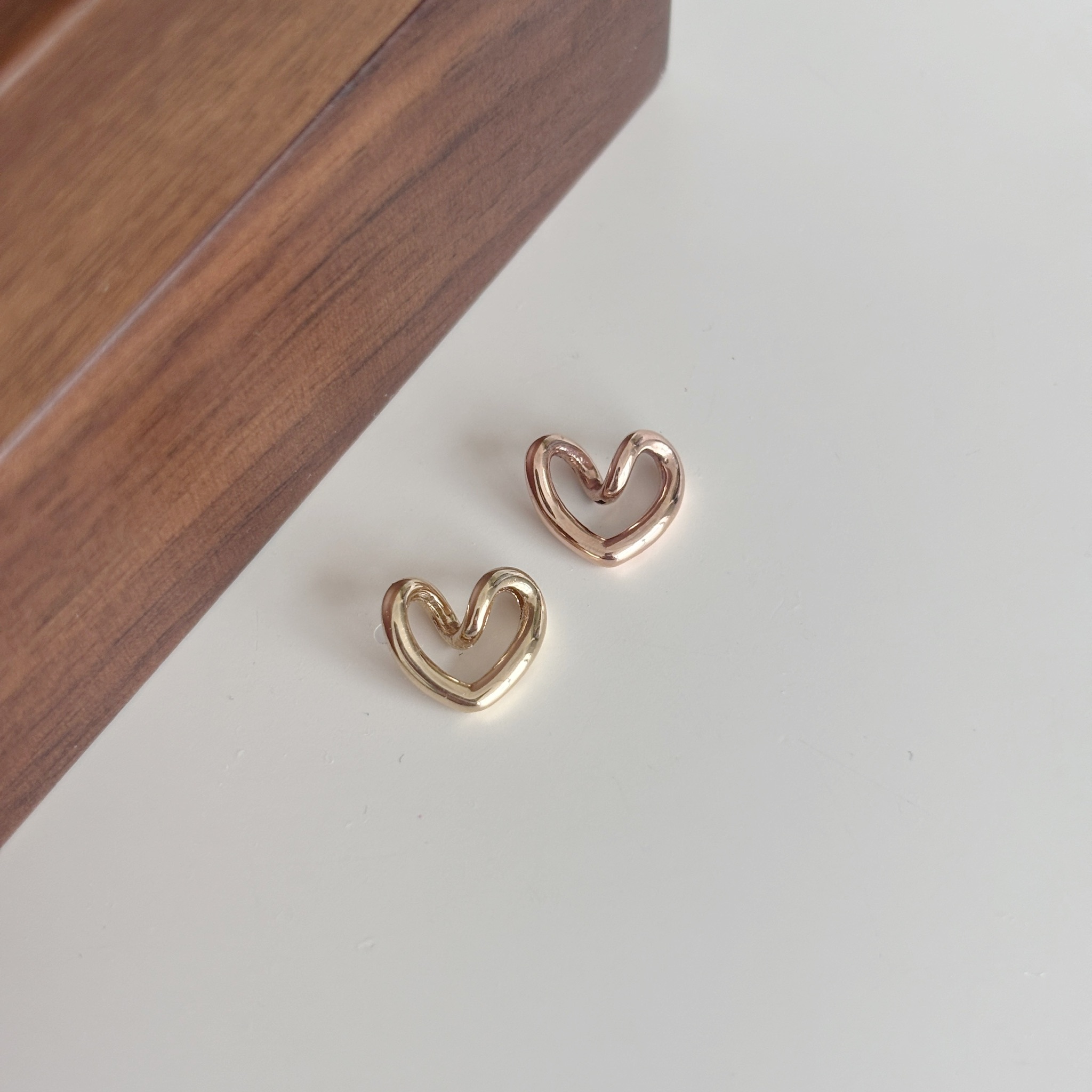 【韓國連線】14K手繪愛心鏈墜