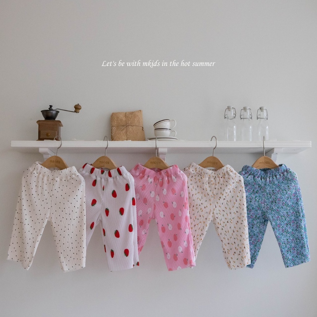 正韓夏mkids 5色飄飄軟軟褲