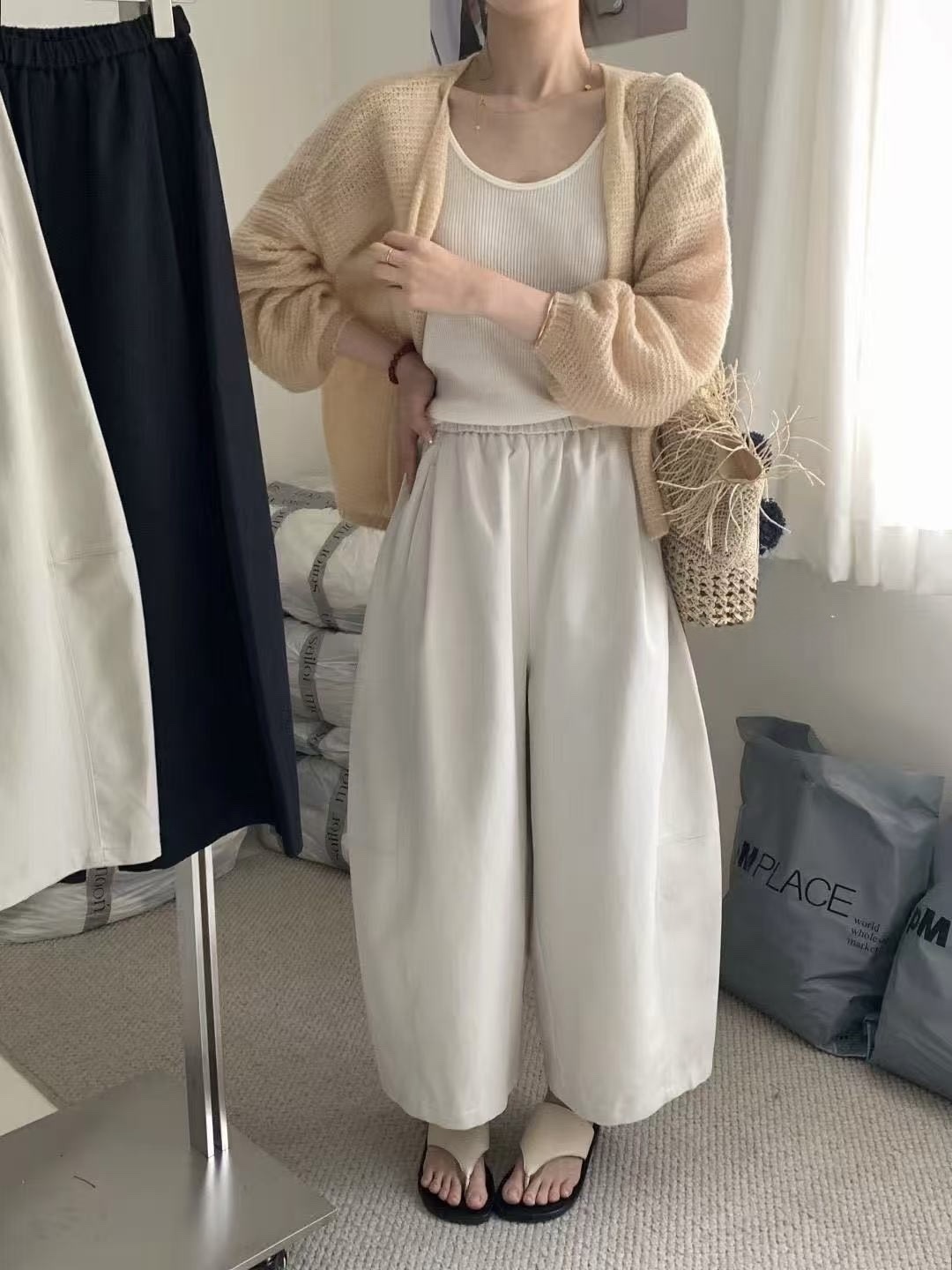 881 溫柔鬆弛感鏤空開衫