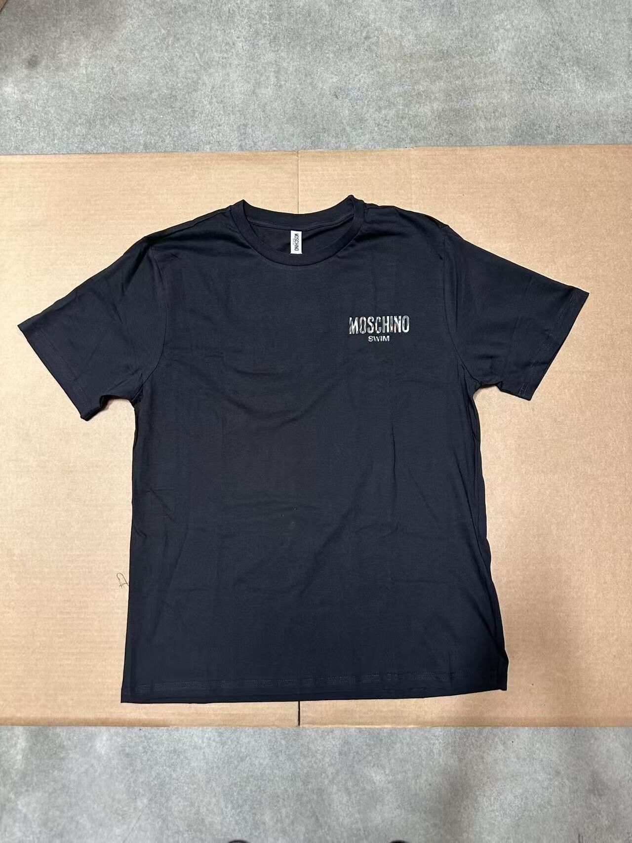 【預購】H040981 Moschino Swim 金屬質感 Logo 女裝短袖 T-shirt