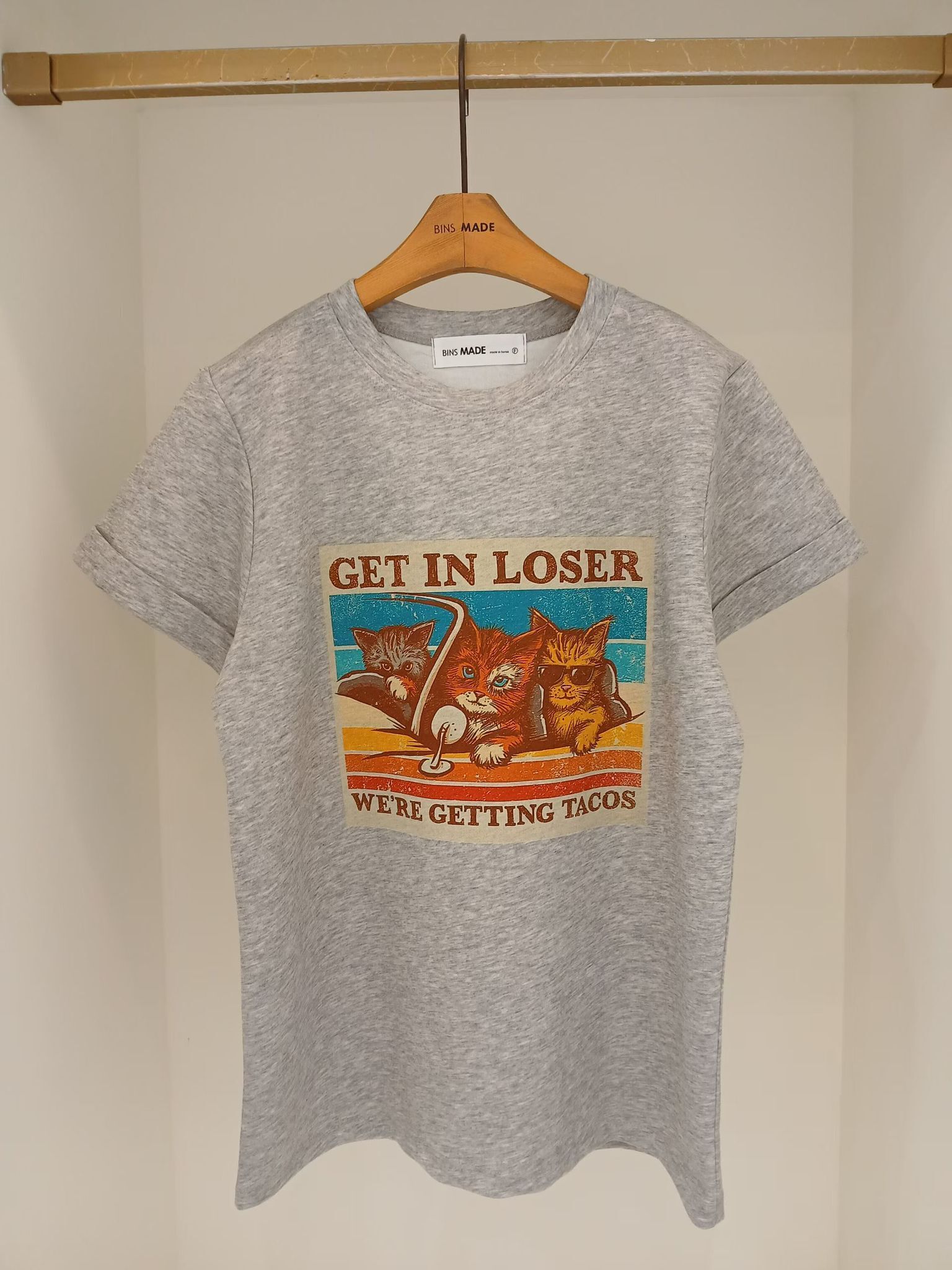 韓國貓圖案top~157Y