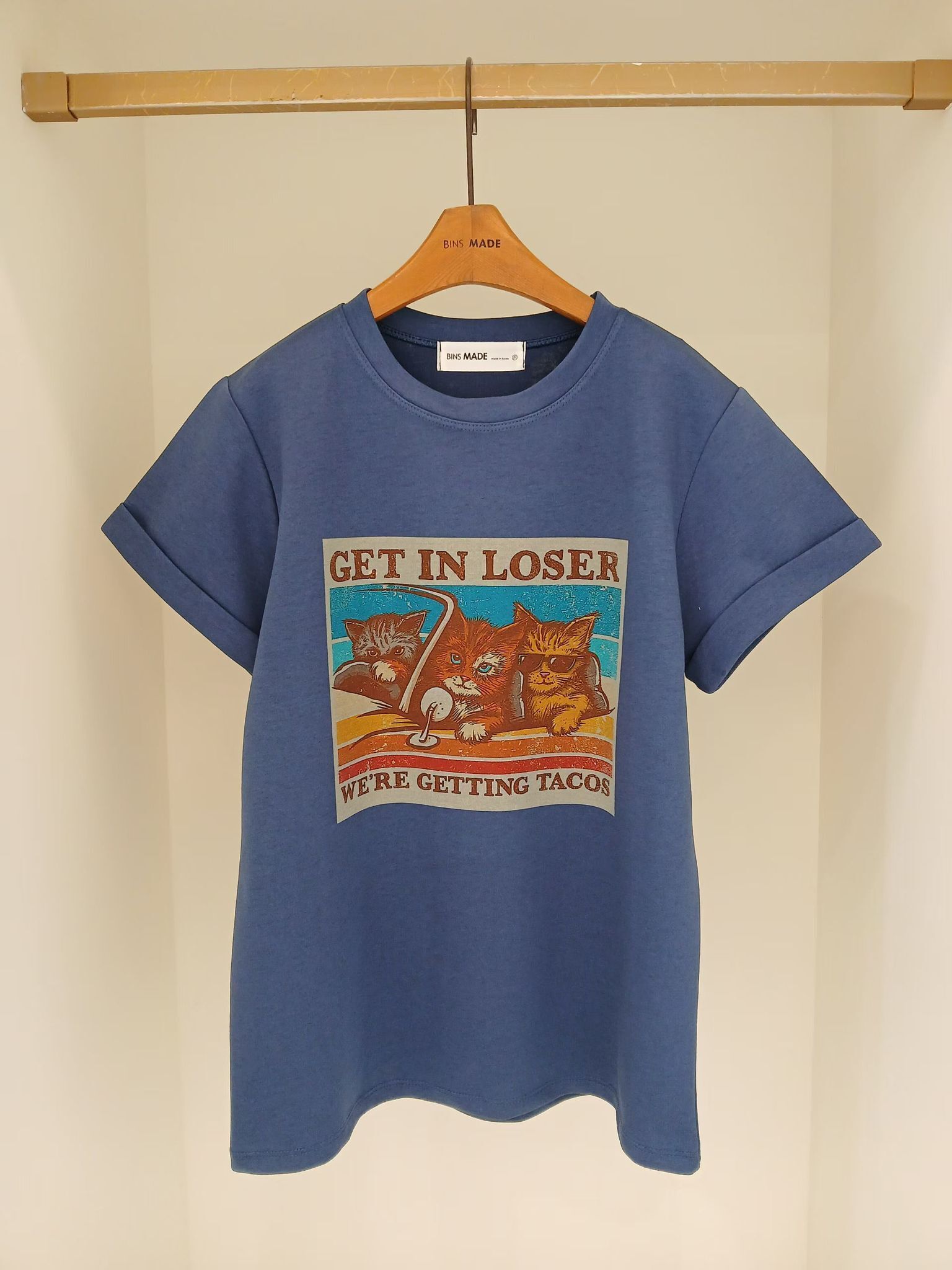 韓國貓圖案top~157Y