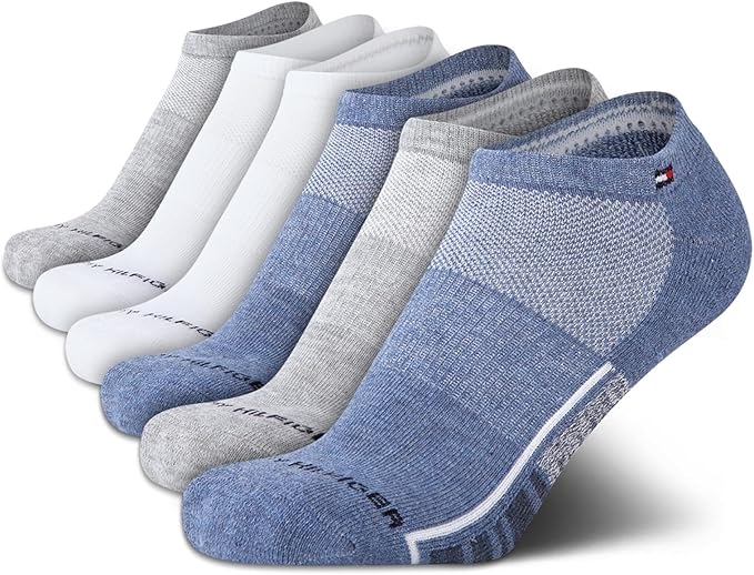 【預購】Tommy Hilfiger H040908 女裝專業運動隱形短襪 6 對裝